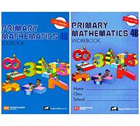 Primary Mathematics 4B SET--Textbook and Workbook
