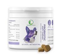 Primary Pets Premium Pet Supplies Dog Probiotic Treats with Prebiotics and Postbiotics | Gut Health, Upset Tummy, Diarrhoea, Loose Stools | Dog Probiotic Supplements | 120 Soft Chews