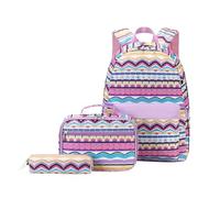 Primary School Bag Teen Backpack Set School Bags for Teenage Girls School Rucksack Bag for Teenage Girls College Big Backpack for School Backpacks Women Teen Girls Teenager Back to School Bag Viola