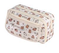 Primary School Students' Large Capacity Stationery Box, Junior High School Girls' Pain Bag, Three-Layer Storage Pen Case, A, One size
