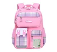 Primary Schoolbags Backpack Double Strap Shoulder Bag Lightweight Bookbags for Student Versatile Large Capacity Rucksack