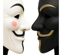 Primary Shipments Premium Hacker Style Mask - Durable & Professional Design - PZ9 Spy Ninjas & Project Zorgo Inspired (White & Black)