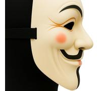 Primary Shipments Premium Hacker Style Mask - Durable & Professional Design - PZ9 Spy Ninjas & Project Zorgo Inspired (Cream)