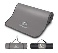 Primasole Exercise Mat Edge Guard yoga mats 10 mm thick with carry strap for home and Gym