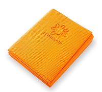 Primasole Folding Travel Yoga Mat Foldable light weight Easy to carry to Workout Fitness Class Beach Park Travel Picnics 4mm thick Coral Red Orenge Color PSS91NH026A