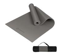 Primasole Professional Yoga Mat 1/3 Inch Thick - Slip-Resistant Exercise Mat for Yoga, Gym & Home Workouts - High Density Anti-Skid Pilates Fitness Mat (Brown Gray)