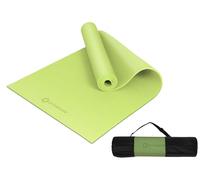 Primasole Yoga Mat with Carry Strap for Yoga Pilates Fitness and Floor Workout at Home and Gym 1/3 thick (Lime Green Color) PSS91NH047A