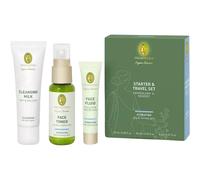 Primavera Facial-care HydratingStarter & Travel Set Cleansing Milk Soft & Delicate 25 ml + Face Toner Ultra Hydrating 28 ml + Face Fluid Pollution Protection 8 ml