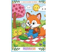 Primavera: Il Libro da Colorare per Bambini