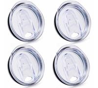 Primbeeks 4 Pcs 20 oz Tumbler Lid Replacement Skinny Cup Lids for Coffee, Tea on Travel, Work Hour and Daily Life