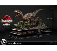 Prime 1 Studio Jurassic Park Legacy Museum Collection 1/6 Velociraptor Attack Statue, 38 cm