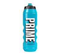 PRIME 32 oz Blue Squeeze Sports Water Bottle, BPA Free, Dishwasher Safe, Easy Grip Ergonomic Leakproof Design, Quick Hydration for Gym, Cycling, Running