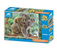 PRIME 3D | Animal Planet - Koalas | 3D Lenticular Jigsaw Puzzle | 61cm x 46cm - 500 pcs | Games & Puzzles | Ages 5+