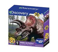 PRIME 3D | Discovery - Triceratops | 3D Lenticular Jigsaw Puzzle | 46cm x 31cm - 150 pcs | Games & Puzzles | Ages 5+