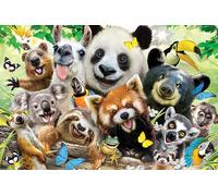 PRIME 3D | Howard Robinson - Bush Babies Selfie | 3D Lenticular Jigsaw Puzzle | 46cm x 31cm - 150 pcs | Games & Puzzles | Ages 5+