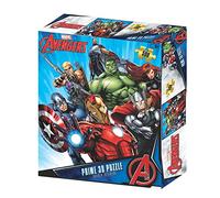 PRIME 3D | Marvel Avengers | 3D Lenticular Jigsaw Puzzle | 61cm x 46cm - 500 pcs | Games & Puzzles | Ages 5+