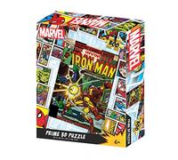 PRIME 3D | Marvel Comics - Iron Man | 3D Lenticular Jigsaw Puzzle | 46cm x 31cm - 300 pcs | Games & Puzzles | Ages 6+