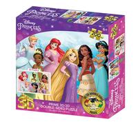 Prime 3D Puzzles Prime 3D/2D Disney Princess 200 Piece Double-Sided Puzzle