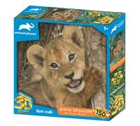Prime 3D Puzzles Prime 3D Animal Planet Lion Club 150 Piece Puzzle