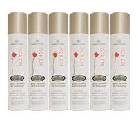 Prime Air freshener Room Spray Scent Perfume for Home/Car/Office 300 ML Pack of 6 Pcs from UAE and Saudia Arabia (300 ml, Red Rose)