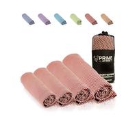 PRIME ART WOOD Bamboo Hand Towel 100 x 50 cm Red