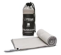 PRIME ART WOOD Travel Towel Bamboo 200 x 80 cm Grey