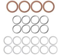 Prime Ave Differential & Transfer Case Crush Washer Gasket Kit Compatible with Toyota Lexus Scion Part# 90430-24003 + 12157-10010 + 90430-A0003
