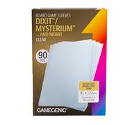 Prime Board Game Sleeves, Pack of 90 Extra-Clear Sleeves, 81 by 122 mm Card Sleeves Optimized for Use with Dixit and Mysterium, Premium Card Protection, FFG Sand Color Code