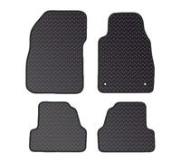 PRIME CAR MAT - Car Floor Mats Fits Vauxhall Mokka X 2017-2020 - Heavy Duty Rubber 5mm - Fitted With 2 Clips & Granulated Backing Full Coverage Floor Protection - Non Slip Car Mat - 4 Pc Floor Mat