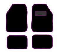PRIME CAR MAT - Car Floor Mats for Universal Car or Van Tailored Heavy Duty Car Floor Mats 4PC Set Non Slip Carpet (PURPLE EDGING)