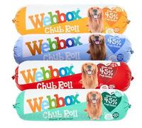 PRIME CHUB ASSORTED FLAVOURS 12X800G - CHUB SAUSAGE DOG FOOD MEATY TREAT (1X CASE)