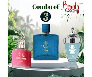 Prime Collection SURPRISE/VERSUS/VICTORIOUS Men Women 100ml EDP Spray (3 COMBO)