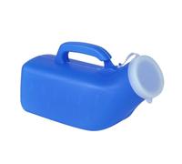 Prime Deals Clearance 1000mL Thick Plastic Mens Bedpan Bottle with Screw-on Lid - Spill Proof Urinary Chamber - Male Portable Travel Pee Bottles, Reusable