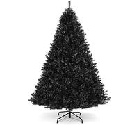 PRIME DEALS-Colorado Black Artificial Christmas Tree Large Pine Metal Stand Thick Tips Spruce Xmas Tree 5ft/6ft/7ft (6ft - (700) Tips)