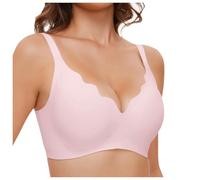Prime Deals of The Day Today only Posture Correcting Bra UK Summer Non Wired Push Up Sport Bras Ladies Full Back Cover Wireless Plus Size Bra Breathable Sport Bras for Older Women