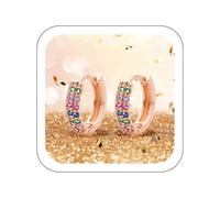 prime deals today clearance Flower Stud Earrings 925 Sterling Silver Plumeria Earrings for Women Hypoallergenic Cubic Zircon Cute Flower Stud Earrings Jewelry Gifts for Birthday Christmas
