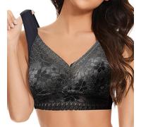 Prime Deals Today only Posture Correcting Bra UK Summer Non Wired Push Up Sport Bras Ladies Full Back Cover Wireless Plus Size Bra Breathable Sport Bras for Older Women