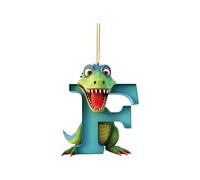 Prime Dinosaur 26 English Letters Christmas Tree Decorations, Alphabet Letter Pendant, Tree Hanging Ornament, Home Party Decor