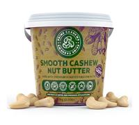Prime Earth Smooth Cashew Nut Butter - Smooth Cashew Spread/Paste - 1kg - Award Winning - Made With 100% Cashew Nuts - No Oil, Salt & Sugar - Vegan, Keto & Paleo - Made In The UK