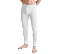 Prime fashions Mens Thermal Long John Bottom Ultra Soft Brushed Inside Warm Underwear for Winter and Coolest Weathers White