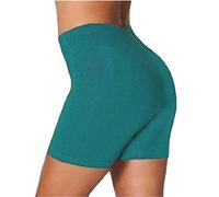 Prime fashions New Ladies Plain Gym Active Summer Cycling Shorts Stretch basic Short Hot pants (2XL, Teal)