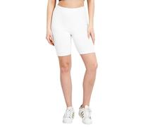 Prime fashions New Ladies Plain Gym Active Summer Cycling Shorts Stretch basic Short Hot pants (M-L, White)