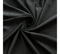 Prime fashions - New Viscose Fabric Material Dancewear, Decoration(Black, 1 Meter)