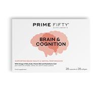 Prime Fifty Brain & Cognition Omega 3 DHA and B Vitamin, 28 Days