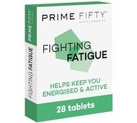 Prime Fifty Fighting Fatigue Daily Energy Support Tablets for Over 50s | B vitamins, iron, magnesium and Co-Q10 support energy, tiredness and fatigue for active daily life after 50.