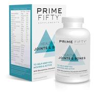 Prime Fifty Healthy Joints & Bones Glucosamine Tablets, 120 Count | Glucosamine, chondroitin, MSM and collagen with calcium, vitamin D and K2 for bones and connective tissue after 50.