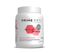 Prime Fifty Maintaining Muscle - Over 50s Whey Protein Powder with Added Nutrients for Age-Related Muscle Loss - Strawberry - 490g