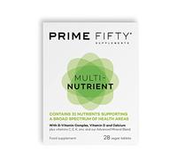 Prime Fifty Multi-Nutrient Vegan Multivitamin for Over 50s, 28 Days
