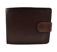 Prime Hide Genuine Soft Leather Mens Wallet # 5002 Brown