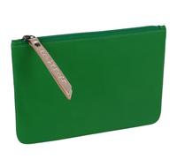 Prime Hide Ladies Leather Zipped Pouch - Green